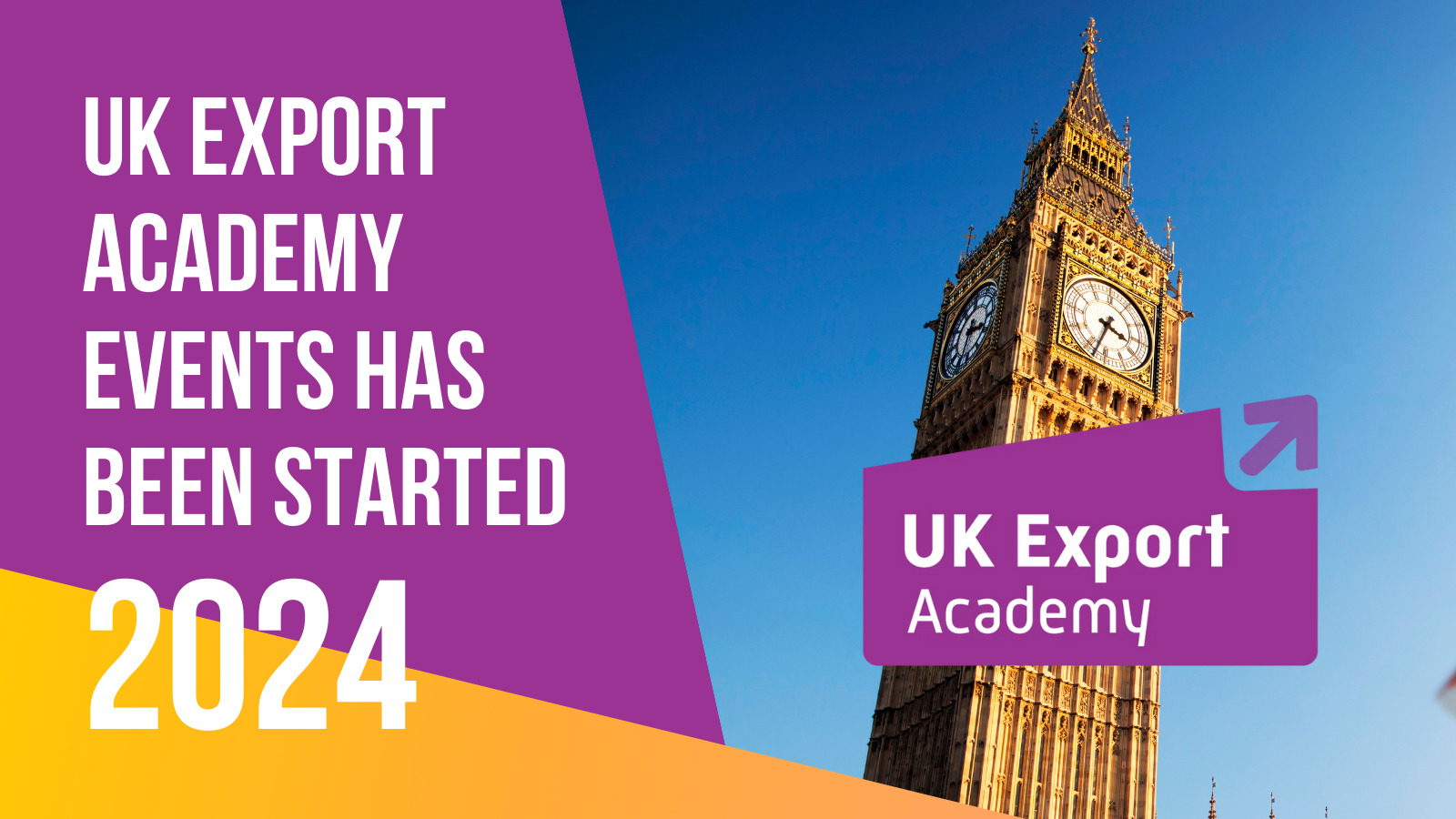 UK Export Academy Events Has Been Started